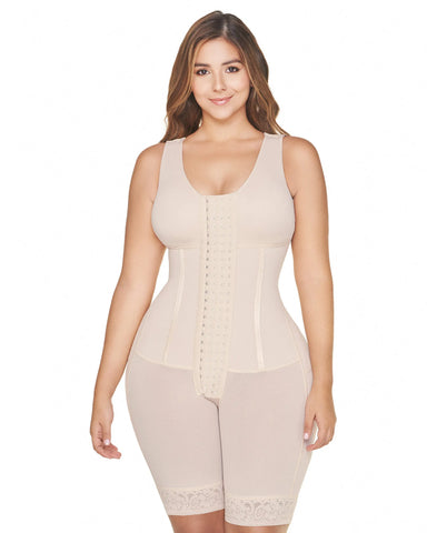 Women'S Bodysuit Bodyshaper Tummy Control Side Zipper Butt Lifter Breast Support Long Shaperwear-Spot Goods